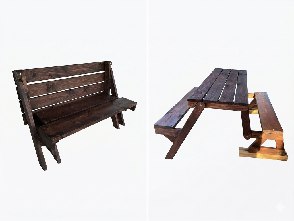 Transforming Bench to Table