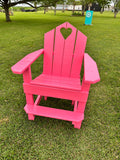 Nautical Captain's High-Seated Adirondack Chairs