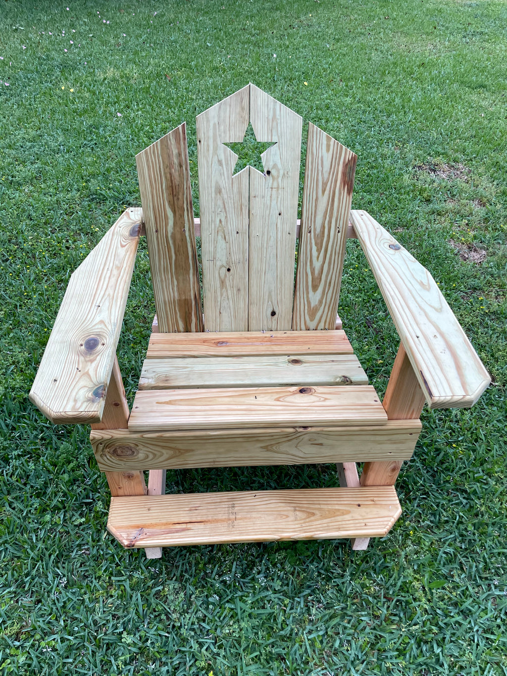 Nautical Captain's High-Seated Adirondack Chairs
