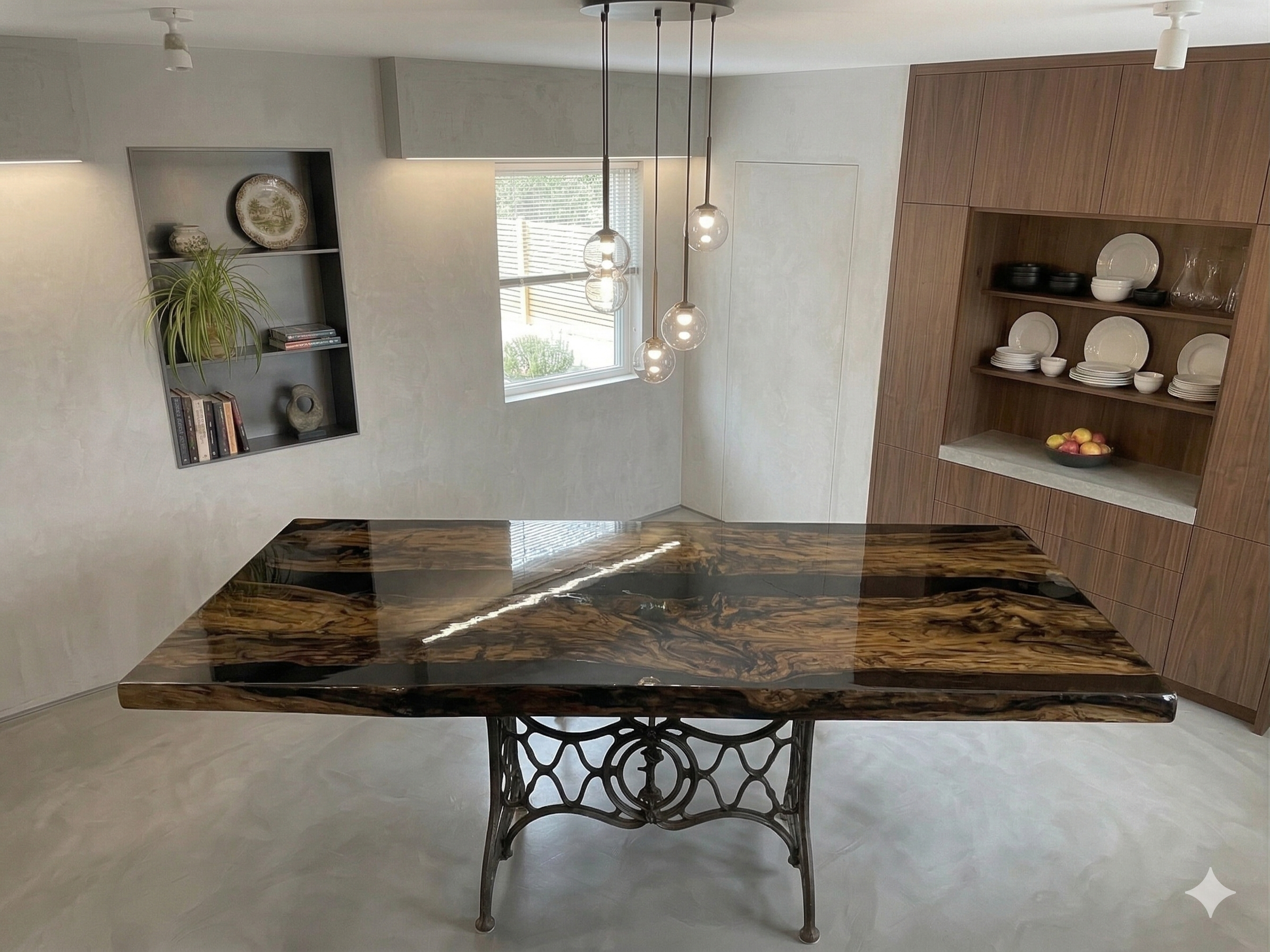 Epoxy River Dining Table